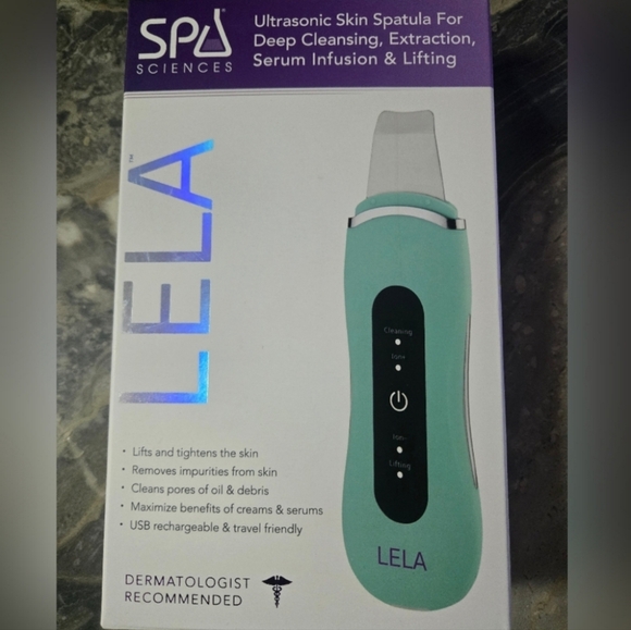 Lela Ultrasonic Skin Spatula Deep Cleansing Extraction Serum Infusion & Lifting - Picture 2 of 4